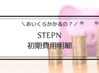 STEPN　初期費用